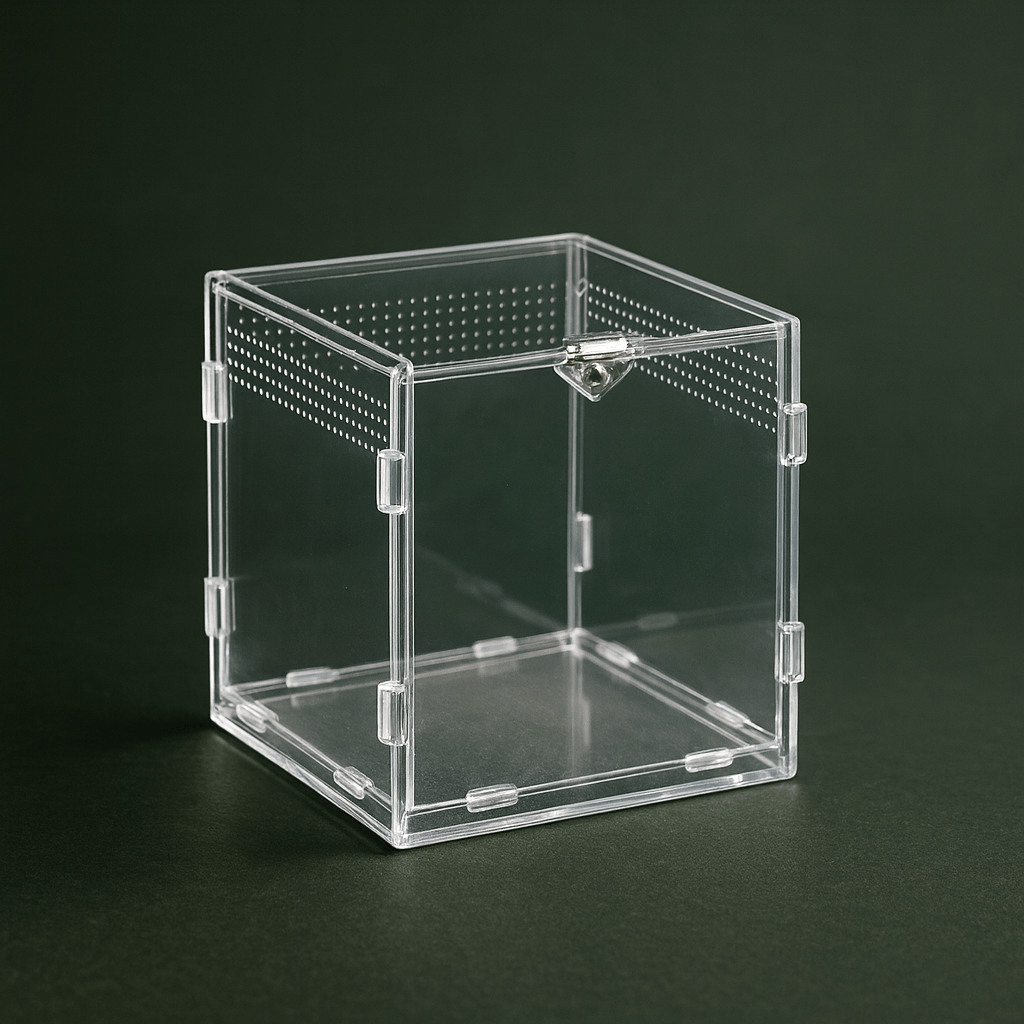 Boîte en plastique ventilée pour reptile