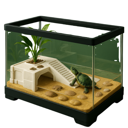 Terrarium ouvert XL pour tortue d’eau