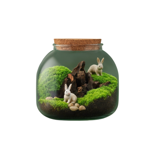 Vase en verre transparent pour terrarium - TerrariumStore