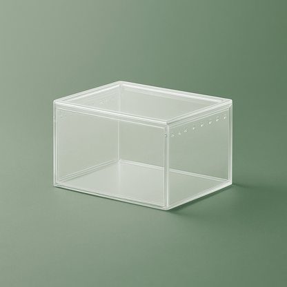 Boîte en acrylique pour reptile avec aération