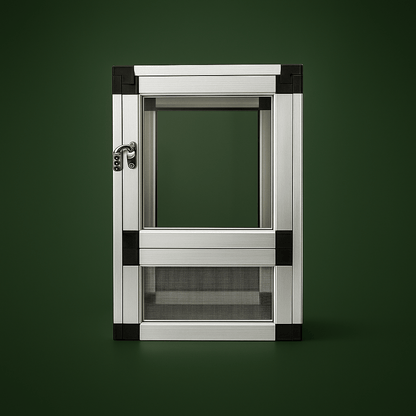 Cage en métal avec porte acrylique pour reptile