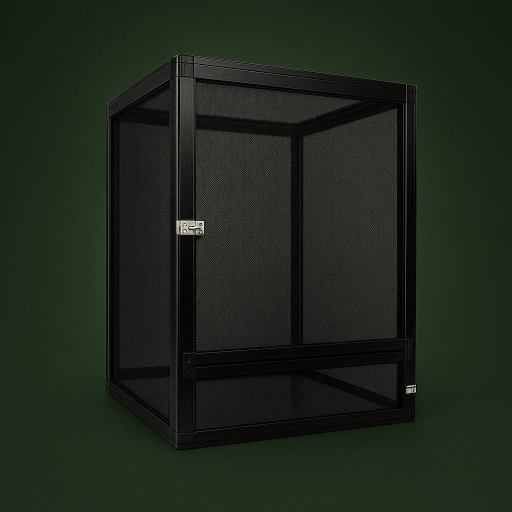 Cage grande en métal pour lézard