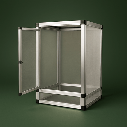 Cage à reptile grande en métal