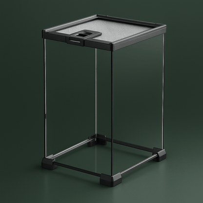 Terrarium en verre grand pour geckos