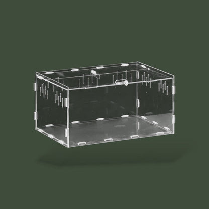 Habitat en acrylique pour reptile ventilée