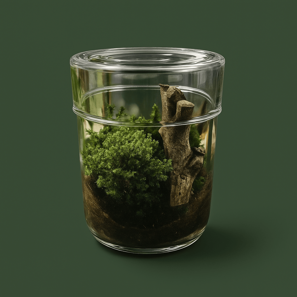 Terrarium mini en verre