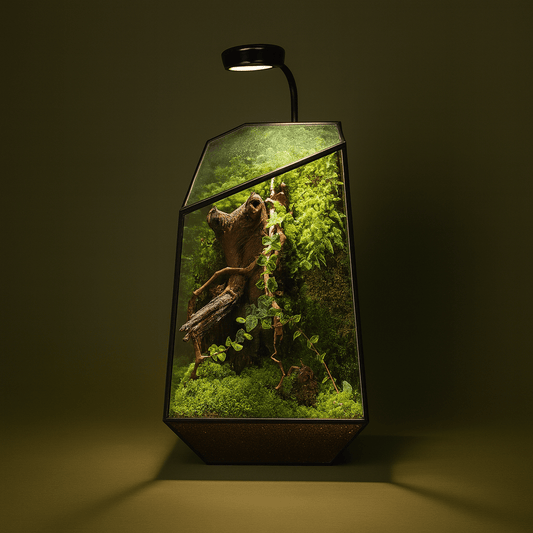 Terrarium en verre design pour plante