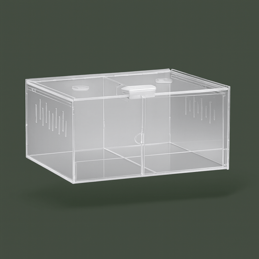 Terrarium double en acrylique ventilé