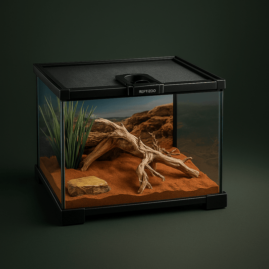Terrarium en verre petit pour gecko