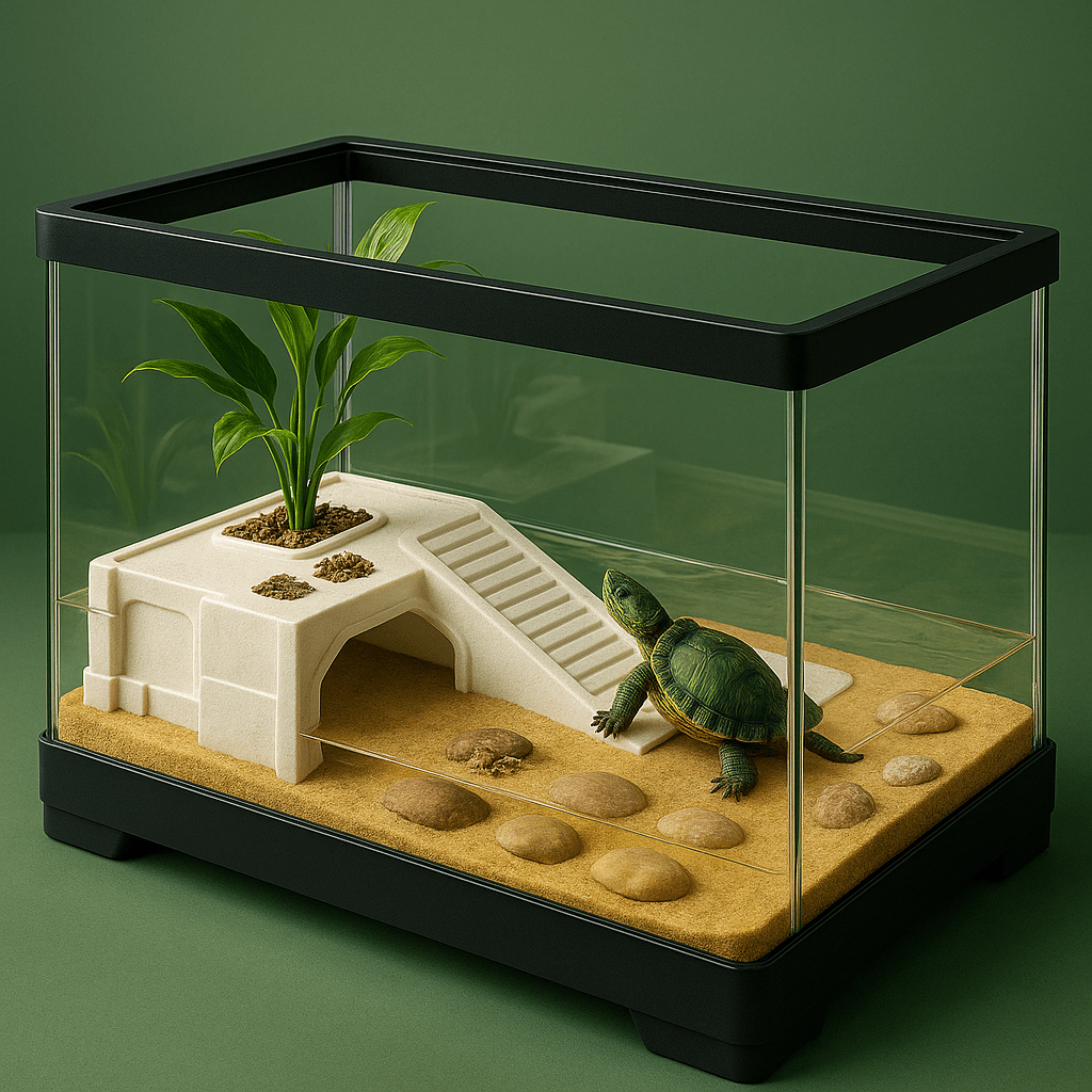 Terrarium ouvert XL pour tortue d’eau