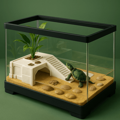 Terrarium ouvert XL pour tortue d’eau