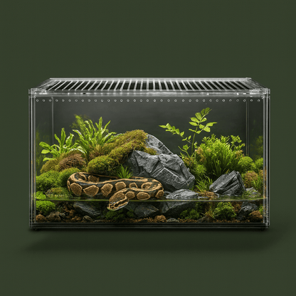 Terrarium en acrylique ventilé pour serpent – TerrariumStore